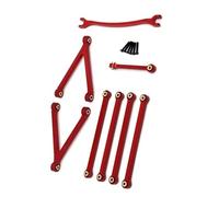 Bielle RC Compatible avec FMS FCX24M pour Camel pour Cup Metal pour Châssis, Biellettes De Traction Et De Direction, Ensemble D'accessoires pour Voiture sur Chenilles RC 1/24