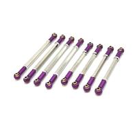 Bielle RC Compatible avec MN pour MN128 Pièce Détachée pour Voiture Télécommandée 1/12, Empattement en Alliage D'aluminium, Ensemble De Biellettes De Direction, Accessoires