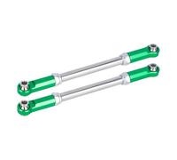 Bielle RC Compatible avec Traxxas pour Slash 4x4 4WD Tige De Direction Robuste en Aluminium Et Acier pour Pièces De Mise À Niveau Combinées(Green)