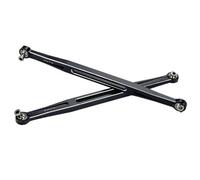 Bielle RC Compatible Avec Traxxas Pour XRT 8S Pour X-maxx 8S Pour WideMaxx 1/6 RC Pièces De Mise À Niveau De Voiture Accessoire Biellette De Direction Avant En Métal(Black)