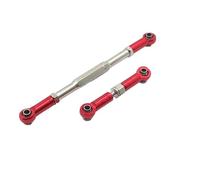 Bielle RC Compatible Avec WPL C14 B1 B14 B16 B24 B26 1/16 RC Car Crawler Part 2pcs Alliage Direction Linkage Servo Link Pull Rod Direction Tie Rod Set(Red)