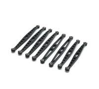 Bielle RC Compatible avec ZP1001 1002 1003 1004 Pièces De Mise À Niveau pour Chenilles Télécommandées 1/10 pour Voiture d'escalade, Biellettes De Traction Modifiées en Métal(Black)