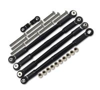Bielle RC pour ARRMA 1/7 FIRETEAM BIG pour Rock 1/8 pour KRATON pour Notorious OUTCAS EXB pour Talion 6S Biellette Direction Métal Pièces Détachées pour Voitures RC(Black)