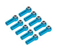 Bielle RC pour Axial 1/10 pour SCX10 pour Traxxas pour TRX4 D90 pour Tamiya Rotule Biellette Direction M4 10 Biellettes À Filetage CW Pièces pour Crawler RC(Blue)