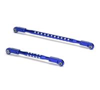 Bielle RC pour Axial 1/6 SCX6 pour JLU pour Wrangler AXI254000 Aluminium Kit Biellettes Direction Accessoires pour Voitures Télécommandées(Blue)