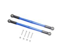 Bielle RC pour LOSI 1/10 pour Baja pour Rey Alliage D'aluminium Biellette Direction Supérieure Arrière Réglable Accessoires Pièces Détachées pour Voitures RC(Blue)