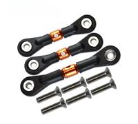 Bielle RC pour Tamiya pour TT-02 TT-02T Pièces De Rechange pour Voiture Télécommandée 1/10, 3, Biellettes Direction Et Servo-tiges(Silver)