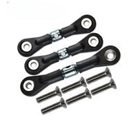 Bielle RC pour Tamiya pour TT-02 TT-02T Pièces De Rechange pour Voiture Télécommandée 1/10, 3, Biellettes Direction Et Servo-tiges(Gray)