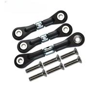 Bielle RC pour Tamiya pour TT-02 TT-02T Pièces De Rechange pour Voiture Télécommandée 1/10, 3, Biellettes Direction Et Servo-tiges(Gray)