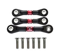 Bielle RC pour Tamiya pour TT-02 TT-02T Pièces De Rechange pour Voiture Télécommandée 1/10, 3, Biellettes Direction Et Servo-tiges(Red)