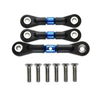 Bielle RC pour Tamiya pour TT-02 TT-02T pour TT02 TT02T 1/10 3 Pièces Biellettes Direction Servo Rechange D'amélioration pour Voiture RC(Blue)