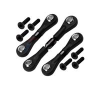 Bielle RC pour Tamiya pour TT02 TT02T Lot 3 Biellettes Direction Réglables Métal Amélioration pour Voiture RC Pièces Et Accessoires(Black)