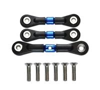 Bielle RC pour Tamiya pour TT02 TT02T Pièces Et Accessoires pour Mise À Niveau De Voiture Télécommandée 1/10 3 Biellettes Direction Servo(Blue)
