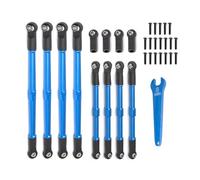Bielle RC pour Traxxas 1/10 pour E-Revo 2.0 pour Summit pour REVO 3.3 Biellettes Direction Métalliques 5319X 5338R Accessoires pour Voitures RC(Blue)