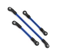 Bielle RC pour TRAXXAS 8140R pour TRX-4 pour TRX4 8140 1/10 Métal Biellette Direction 117mm 60mm 63mm Pièces Rechange Voiture/Camion Tout-Terrain Radiocommandé(Blue)