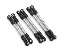 Bielle RC pour Traxxas pour Slash 2WD 1/10 Acier Inoxydable Kit Direction Comprenant Biellettes Tendeurs Pièces Accessoires D'amélioration pour Voitures RC