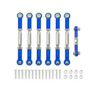 Bielle RC pour Traxxas pour Slash 4x4 pour VXL 2WD pour Rustler pour Stampede pour Hoss 1/10 Kit Biellettes Carrossage Pièces Détachées pour Voitures RC(Blue)
