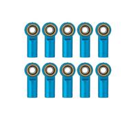 Bielle RC Pour TRX-4 Pour Axial Pour SCX10 Pour Tamiya CC01 1/10 Aluminium Biellette Direction À Rotule M3 CCW Modèle Réduit Voiture/camion RC(Blue)