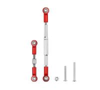 Bielle RC Pour WPL B-1 B16 B24 C-14 C24 1/16 Tige Direction Servo Pièces Accessoires Mise À Niveau Pour Camions Militaires Radiocommandés(Red)