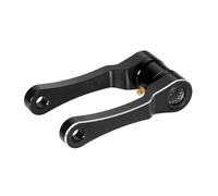 Biellettes d'abaissement Ajustement pour Honda XR650R 2000-2008 moto Suspension arrière abaissement lien bras tringlerie Kit de maillons d'abaissement(Black)