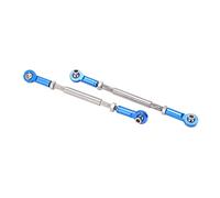 Biellettes de Direction en Métal Biellettes de Direction Avant en Acier Inoxydable Durable pour Traxxas Unlimited Desert Racer 1/7 RC Car Bleu 2 Pièces