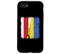 Biélorussie Ukraine Demi Drapeau Biélorusse Ukrainien Patrimoine Ukrainien Coque pour iPhone SE (2020) / 7/8