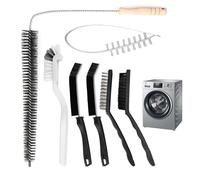 BieMian Lot de 7 brosses de nettoyage pour machine à laver, suceur plat, brosse de nettoyage pour radiateur pour nettoyage en profondeur du linge, salle de bain, cuisine, douche, évier, sèche-linge