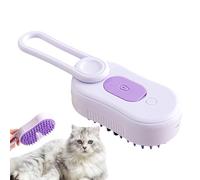 Bien brosses à vapeur pour chats - brosse à vapeur pour chat, brosse de soin heureuse rechargeable USB, brosse de pulvérisation pour animaux de compagnie pour l'épilation, brosse à vapeur pour animaux