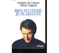 Bien entendu, je plaisante