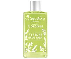 Bien-Etre Eau de Cologne Fraîche Verveine Romarin Essences Naturelles 250ml