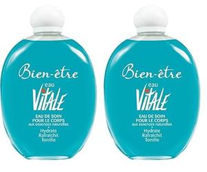 Bien Être - Eau de Soin pour le Corps aux Essences Naturelles Actives - 200 ml (Lot de 2)