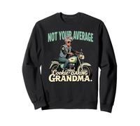 Bien Plus qu'une Simple Grand-mère Motarde Qui prépare des Biscuits Sweatshirt