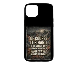 Bien sûr, C'est Difficile si c'était Facile, Tout Le Monde Le ferait du Grain Coque pour iPhone 15 Plus