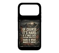 Bien sûr, C'est Difficile si c'était Facile, Tout Le Monde Le ferait du Grain Coque pour iPhone 17 Pro Max