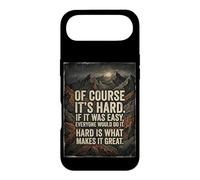 Bien sûr, C'est Difficile si c'était Facile, Tout Le Monde Le ferait du Grain Coque pour iPhone Air