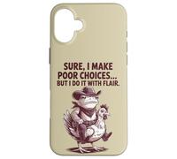 Bien sûr, Je Fais de Mauvais Choix mais Je Le Fais avec Style Coque pour iPhone 16 Plus