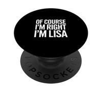 Bien sûr, Je suis Raison, Je suis Lisa PopSockets PopGrip Adhésif