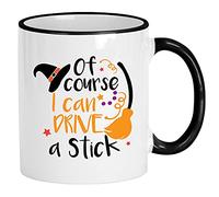 Bien Sûr Que Je Sais Conduire Une Voiture Manuelle Tasses À Thé Mignonne Mug Céramique Tasse À Café Pour Lait Maison Espresso 330Ml