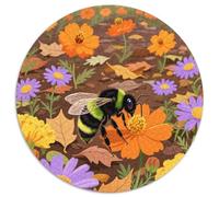 Bienen 1000 Teile Puzzle Insekten Rundes Puzzle Geeignet AB 12 Jahren Pädagogisches Für Erwachsene Kinder Buntes Tier Geschenke 1000pcs (67.5x67.5cm)