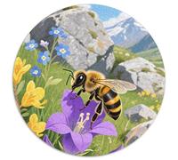 Bienen 1000 Teile Puzzles Insekten Rund Puzzle Geeignet AB 12 Jahren Pädagogisches Für Erwachsene Kinder Buntes Tier Geschenke 1000pcs (67.5x67.5cm)