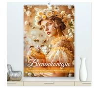 Bienenkönigin - Goldene Harmonie von Schönheit, Honig und Bienen (hochwertiger Premium Wandkalender 2026 DIN A2 hoch), Kunstdruck in Hochglanz: Ein ... und Strahlkraft von Honig und Bienen zeigt