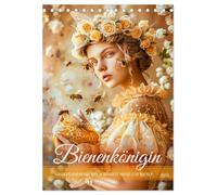 Bienenkönigin - Goldene Harmonie von Schönheit, Honig und Bienen (Tischkalender 2026 DIN A5 hoch), CALVENDO Monatskalender: Ein Kalender, der Frauen ... und Strahlkraft von Honig und Bienen zeigt