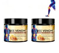 Bienenvenin Lot de 2 crèmes de soin de la peau, soin de massage crémeux pour la peau du corps, crème de poison d'abeille instantanée, texture douce pour une utilisation externe quotidienne