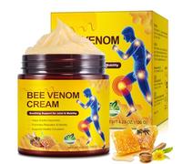 Bienenvenom Crème de massage chauffante avec ingrédients naturels pour le soin des articulations et des muscles 120 g Soutient la mobilité et la relaxation