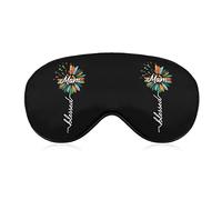 Bienheureuse maman tournesol foi drôle sommeil masque pour les yeux doux bandeau yeux couverture avec sangle réglable nuit visière pour hommes femmes