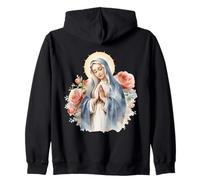 Bienheureuse Mère Marie Mère de Jésus Roses Notre-Dame Catholique Sweat à Capuche