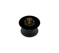 Bienheureuse Vierge Marie Style Byzantin Icône Art Sacré Catholique PopSockets PopGrip Adhésif