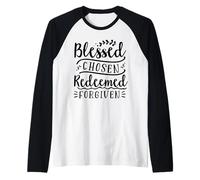 Bienheureux élu pardonné Foi rachetée Motivation chrétienne Manche Raglan