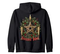 Bienheureux Noël, Solstice d'hiver, Noël et Wicca Sweat à Capuche