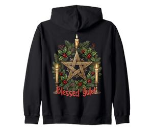Bienheureux Noël, Solstice d'hiver, Noël et Wicca Sweat à Capuche